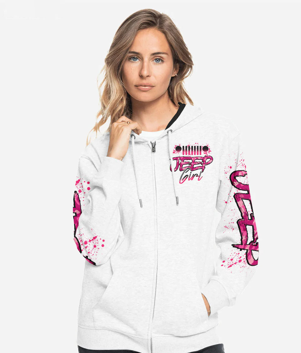 im-the-crazy-b-in-my-jeep-pink-white-hoodie