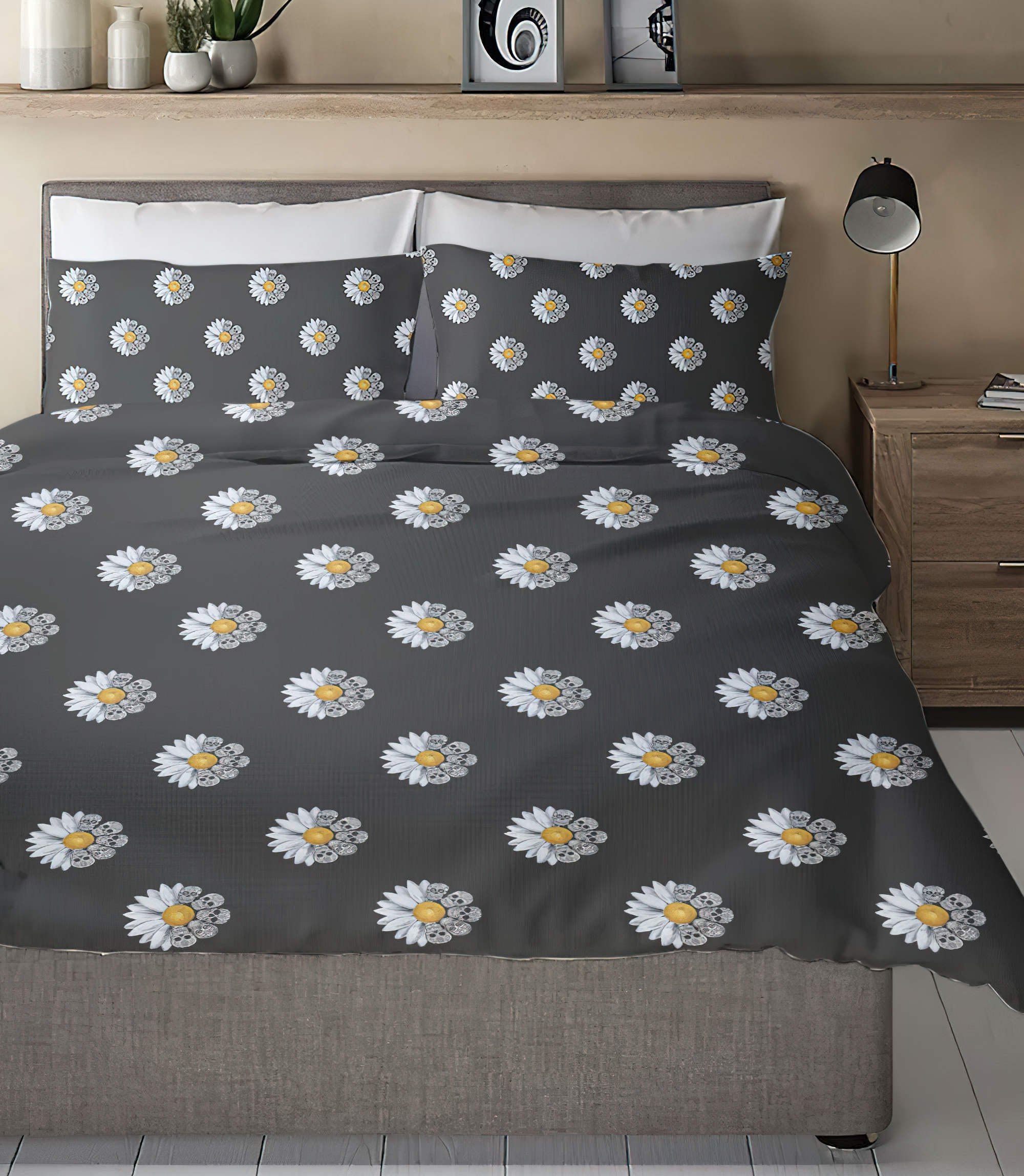 sugar-skull-daisy-bedding-set-bedding-set