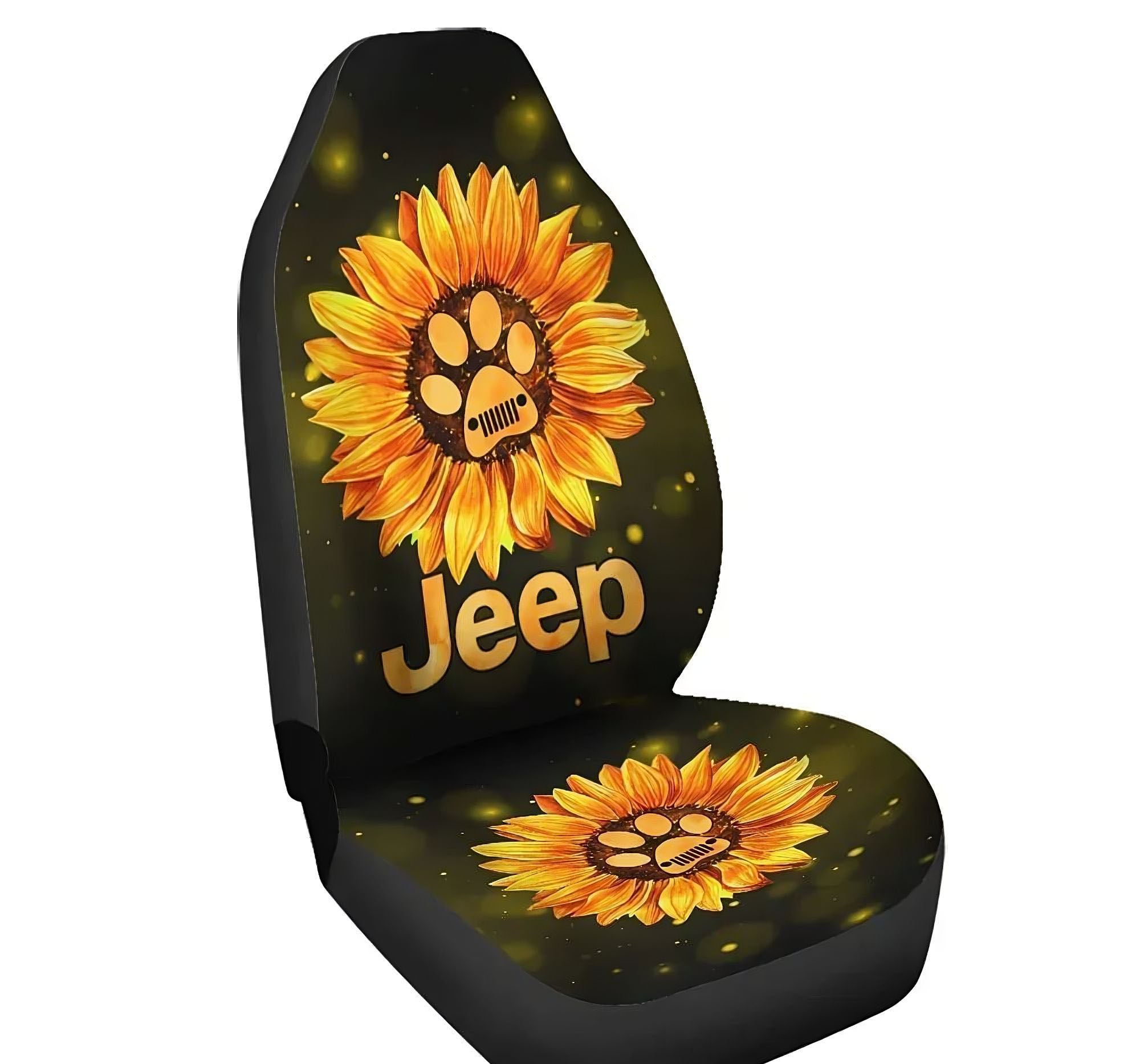 jeep-dog-paw-sunflower-automotive-car-seat-cover