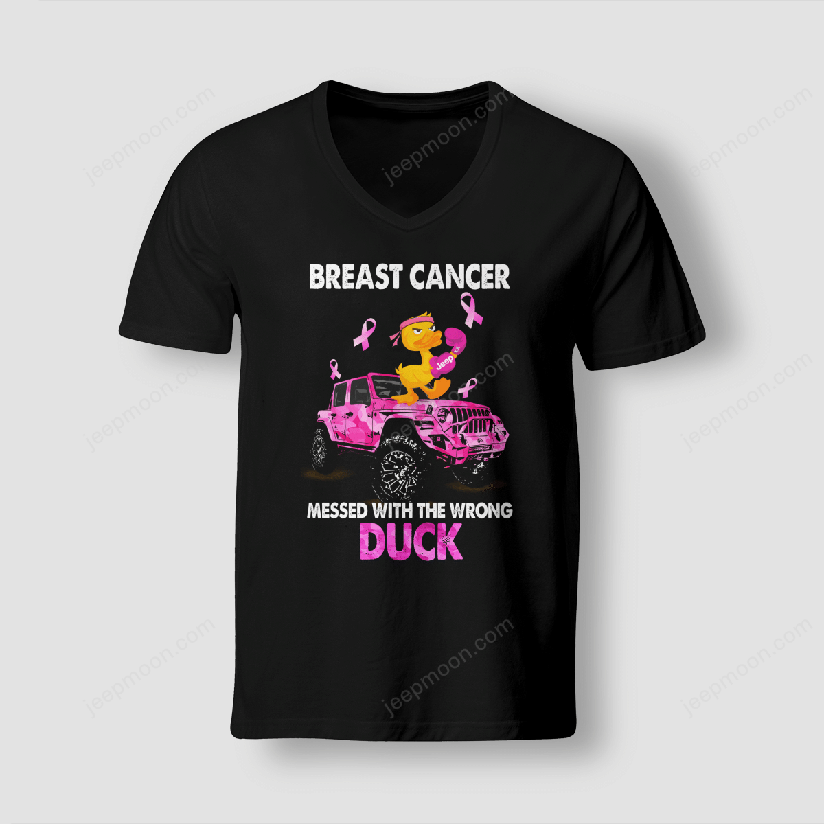 jeep-duck-breast-cancer-t-shirt