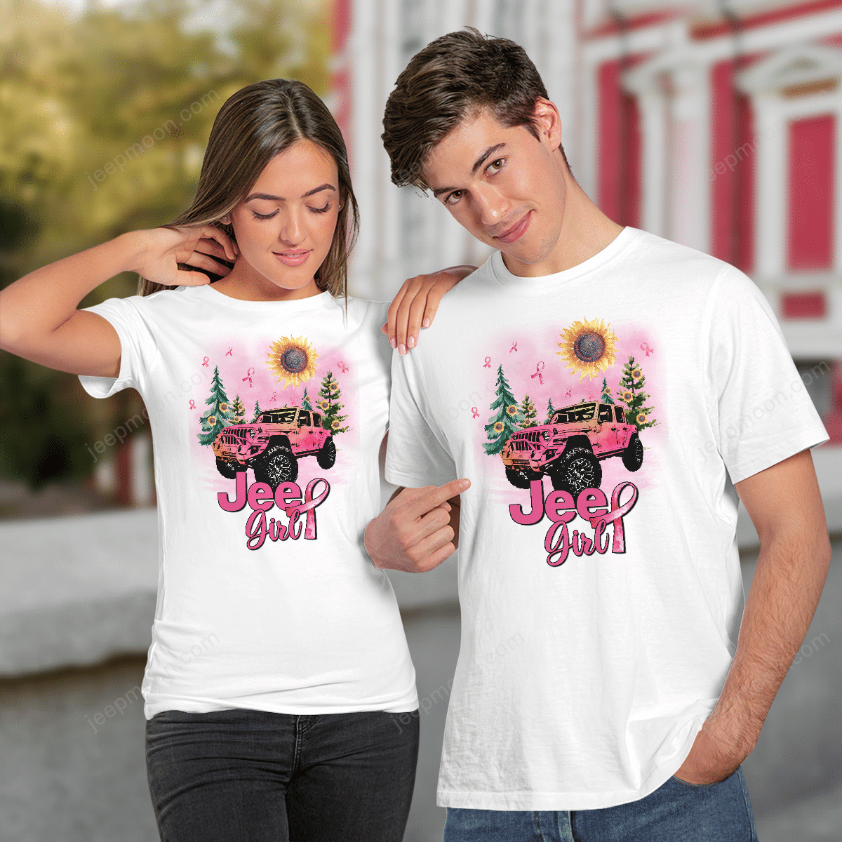 jeep-breast-cancer-sunflower-t-shirt