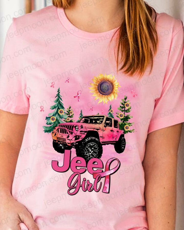 jeep-breast-cancer-sunflower-t-shirt