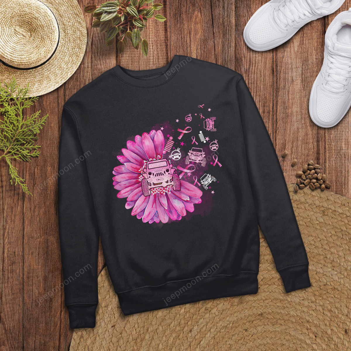 jeep-daisy-cancer-t-shirt