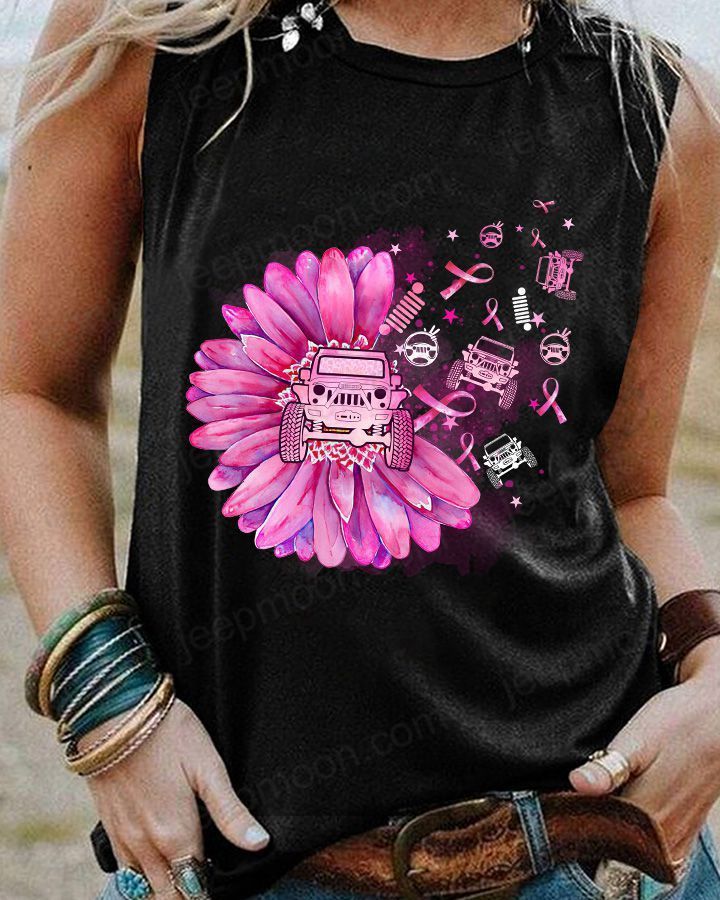 jeep-daisy-cancer-t-shirt