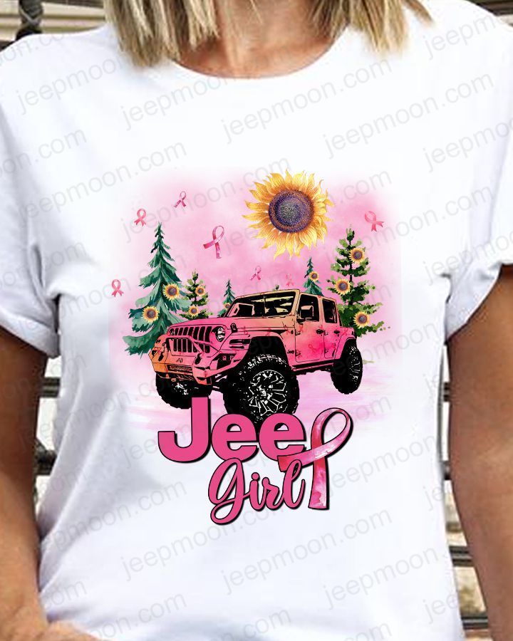 jeep-breast-cancer-sunflower-t-shirt