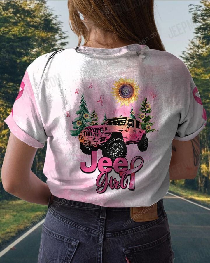 jeep-breast-cancer-sunflower-t-shirt