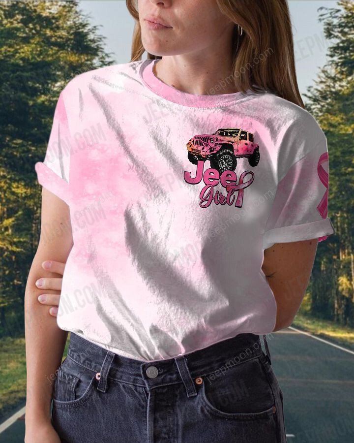 jeep-breast-cancer-sunflower-t-shirt