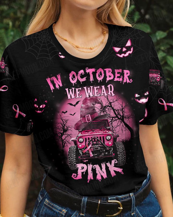 jeep-wear-pink-halloween-t-shirt