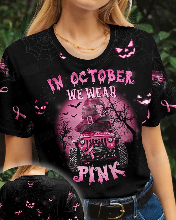 jeep-wear-pink-halloween-t-shirt