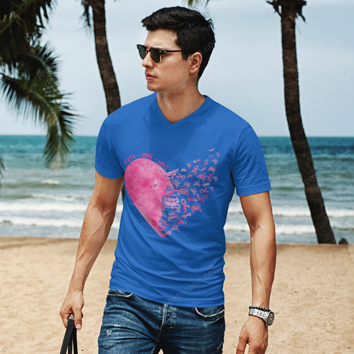 jeep-heart-breast-cancer-t-shirt