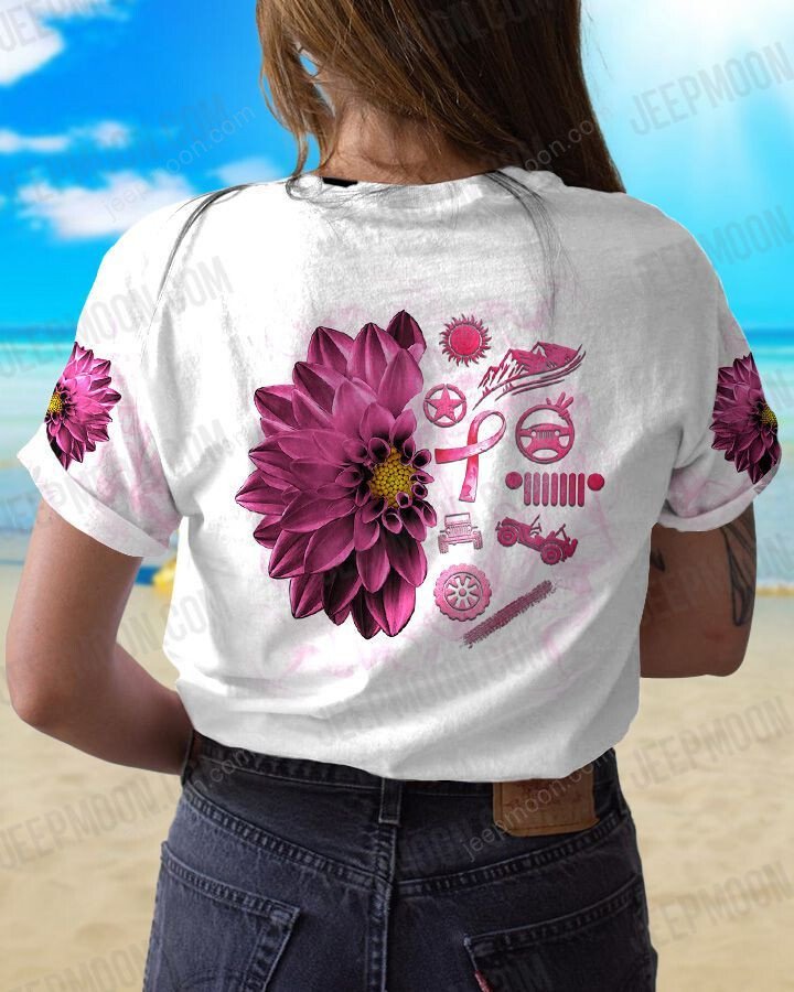 jeep-breast-cancer-flower-t-shirt