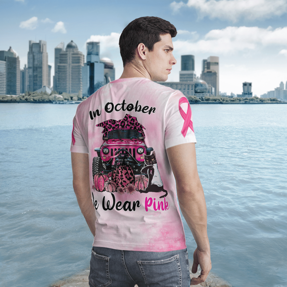 jeep-wear-pink-cat-t-shirt