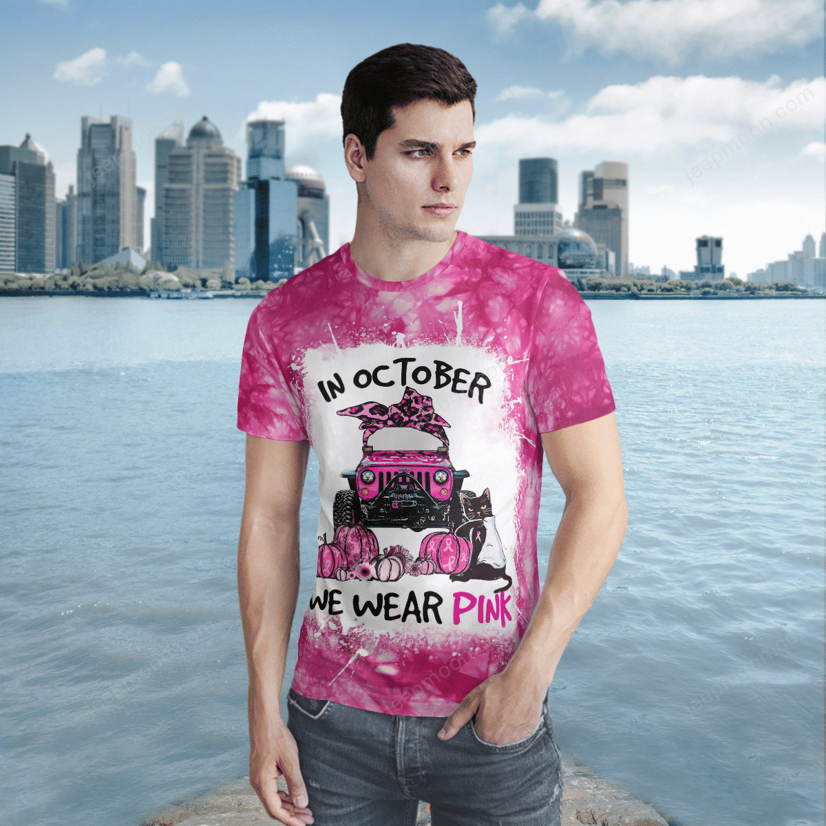 jeep-wear-pink-t-shirt