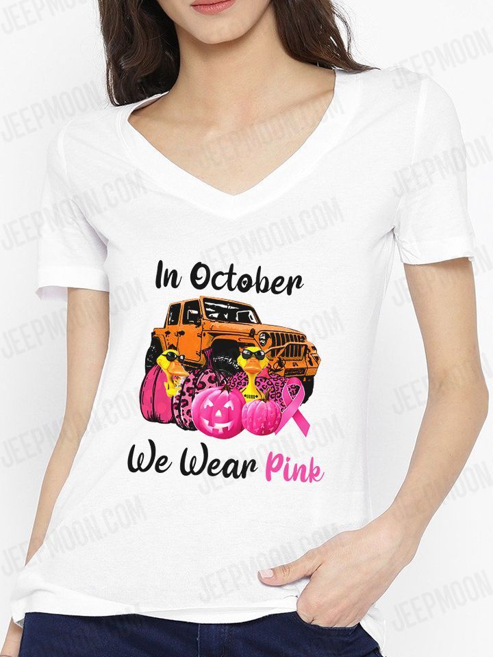 jeep-duck-wear-pink-t-shirt