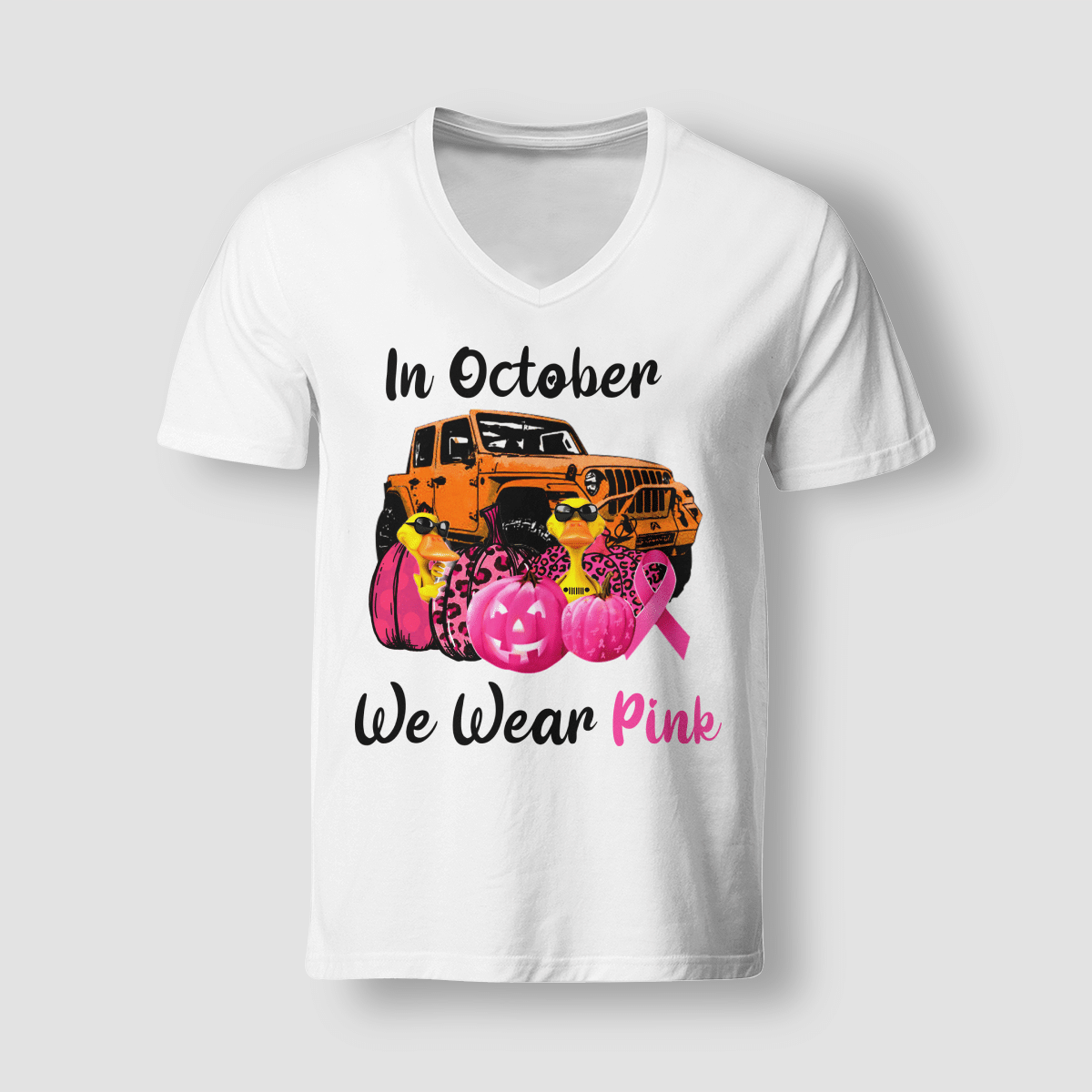 jeep-duck-wear-pink-t-shirt