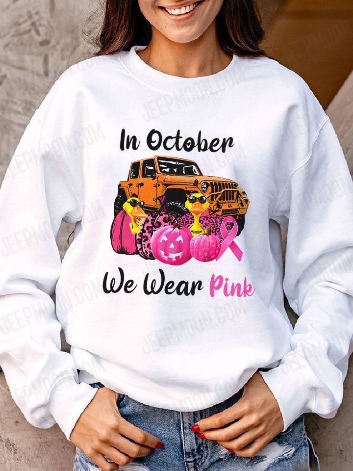 jeep-duck-wear-pink-t-shirt