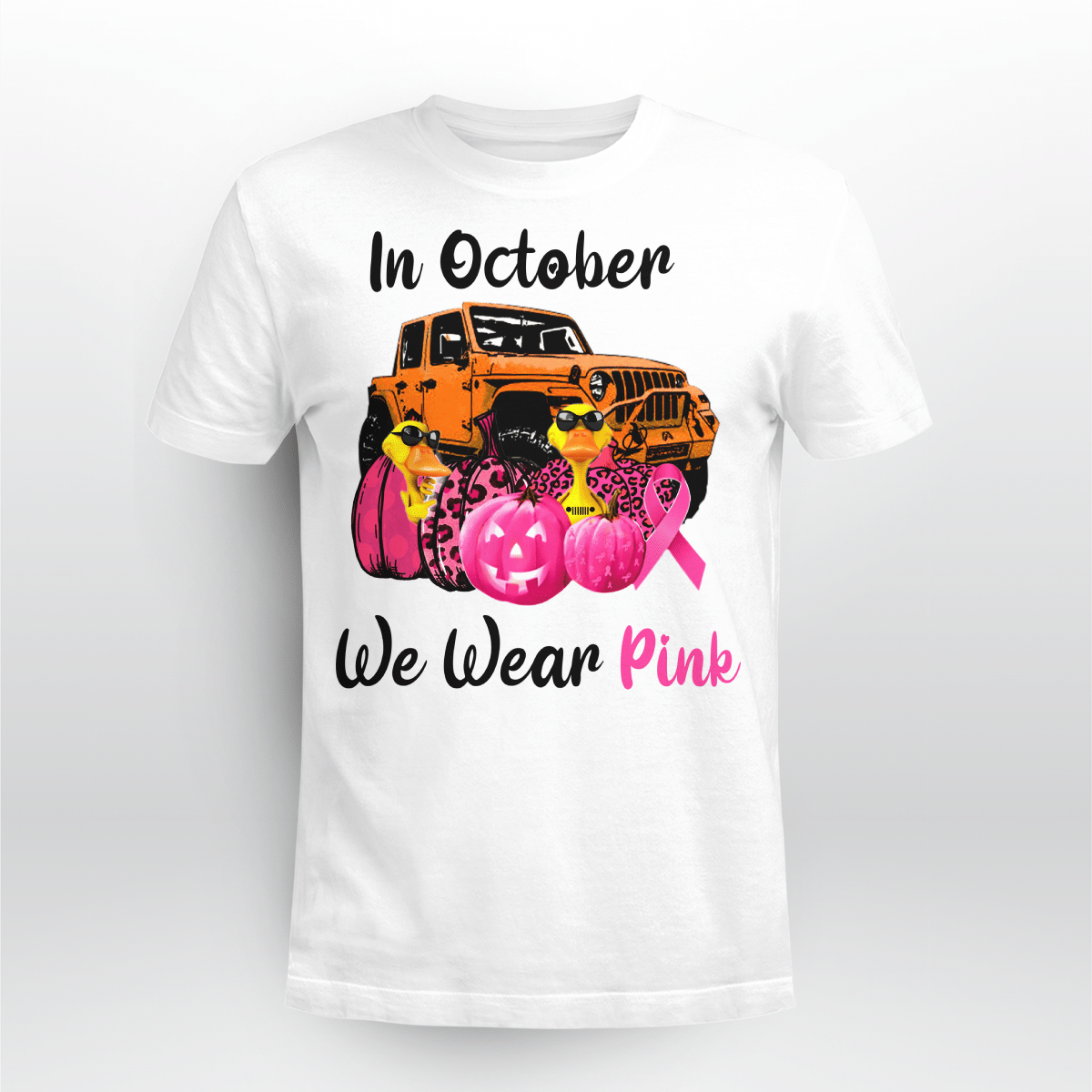 jeep-duck-wear-pink-t-shirt