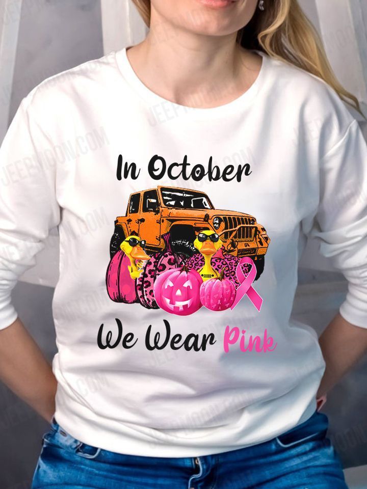 jeep-duck-wear-pink-t-shirt