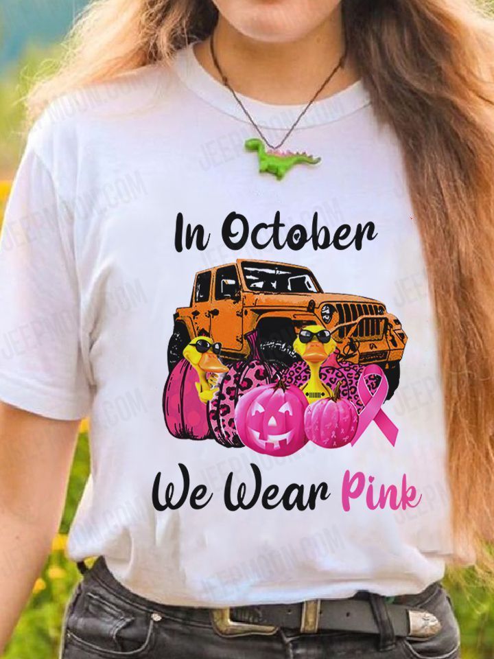 jeep-duck-wear-pink-t-shirt