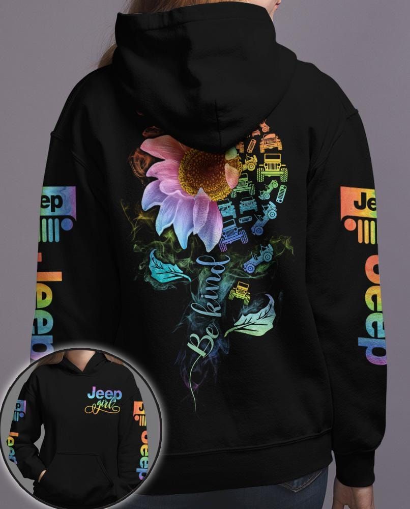 colorful-sunflower-jeep-girl-be-kind-hoodie-legging-3d