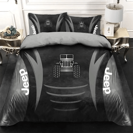 cool-jeep-black-metal-pattern-duvet-cover-bedding-set