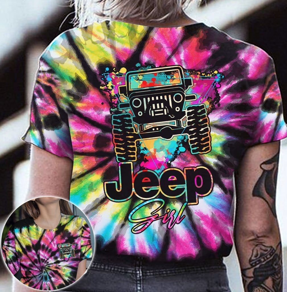 jeep-girl-colorful-tie-dye-triangle-unisex-3d-t-shirt