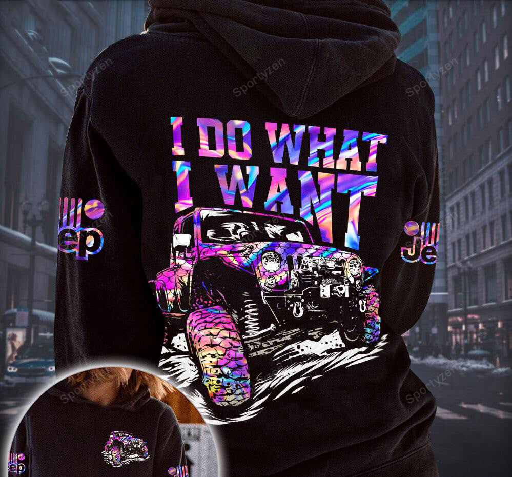 holographic-jeep-girl-i-do-what-i-want-hoodie-legging-3d