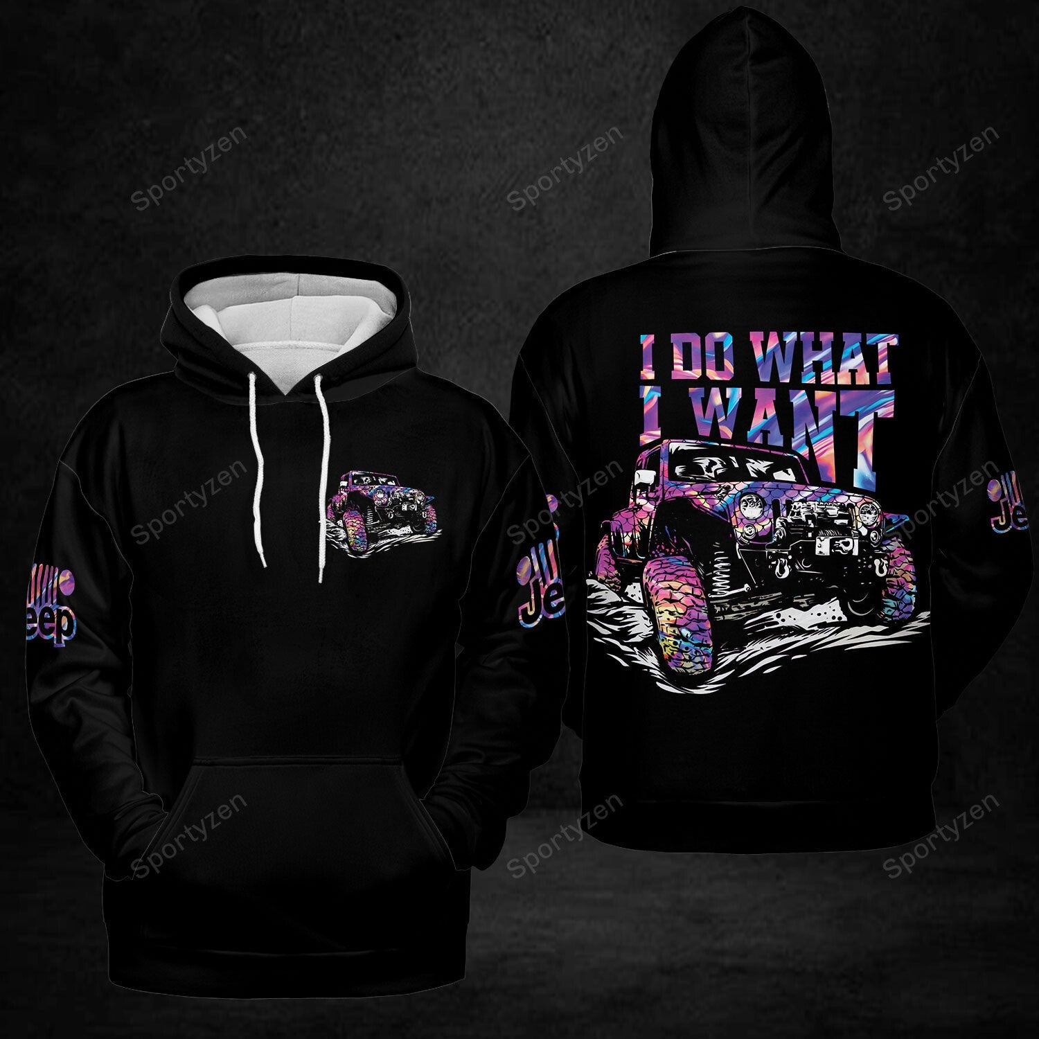 holographic-jeep-girl-i-do-what-i-want-hoodie-legging-3d