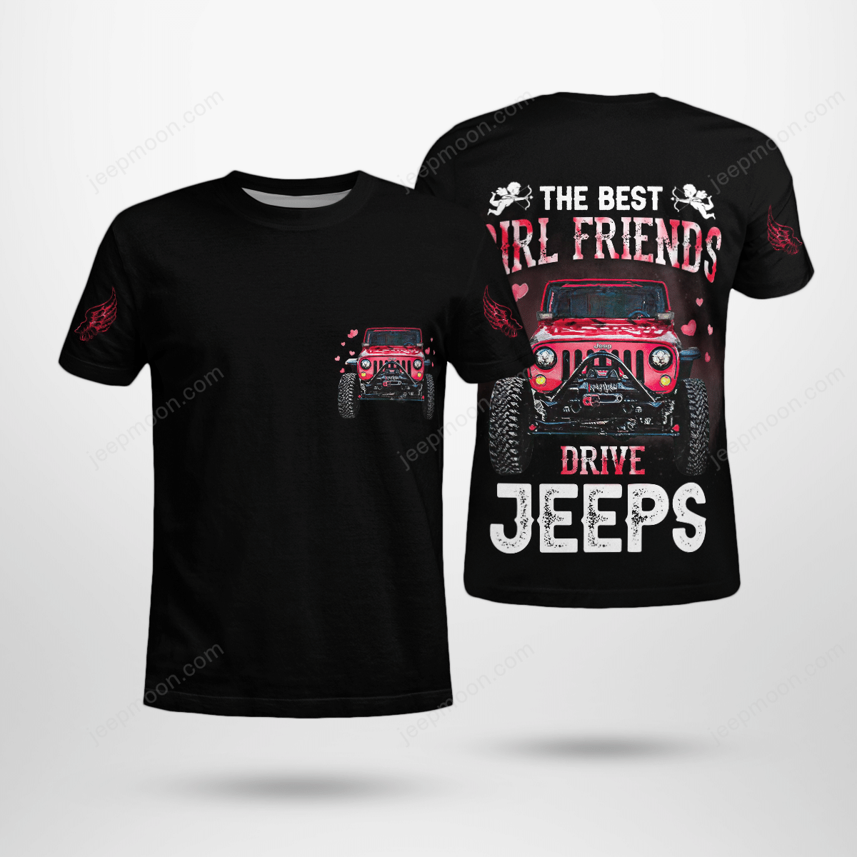 best-girl-drive-jeep-valentine-t-shirt