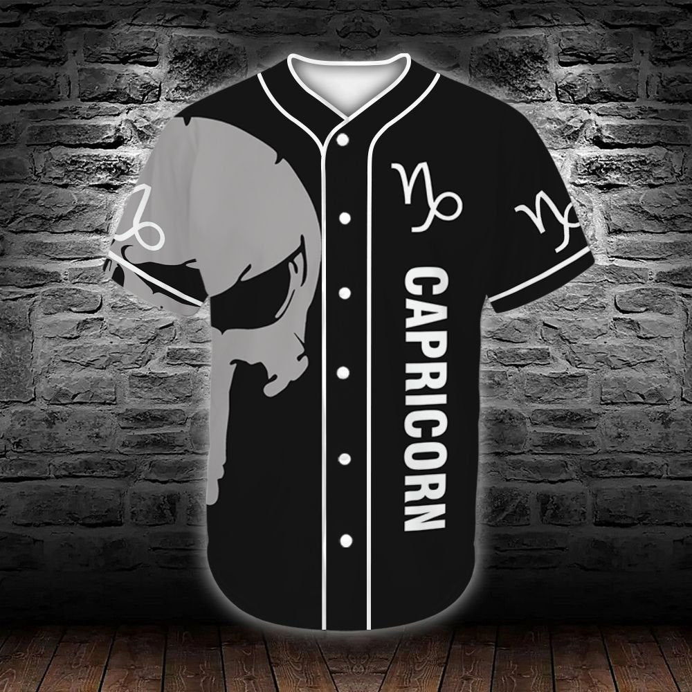 personalized-custom-name-zodiac-capricorn-man-skull-baseball-tee-jersey-shirt