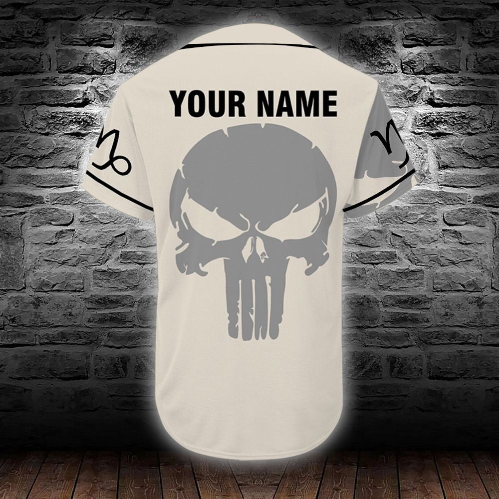 personalized-custom-name-zodiac-capricorn-man-skull-baseball-tee-jersey-shirt