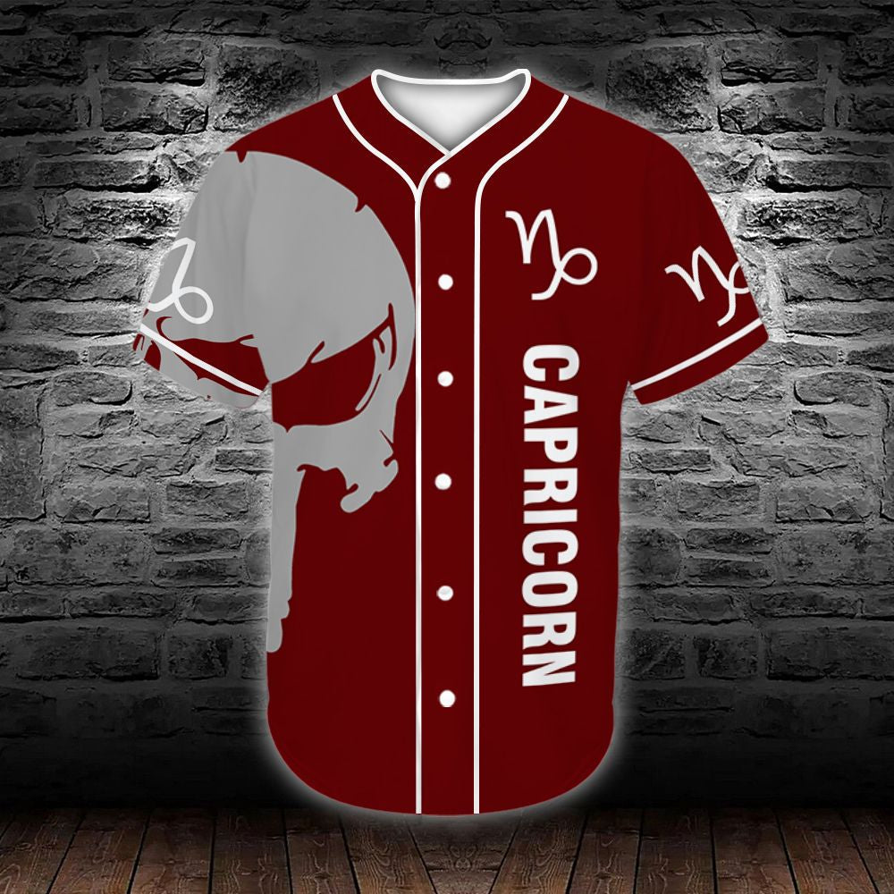 personalized-custom-name-zodiac-capricorn-man-skull-baseball-tee-jersey-shirt