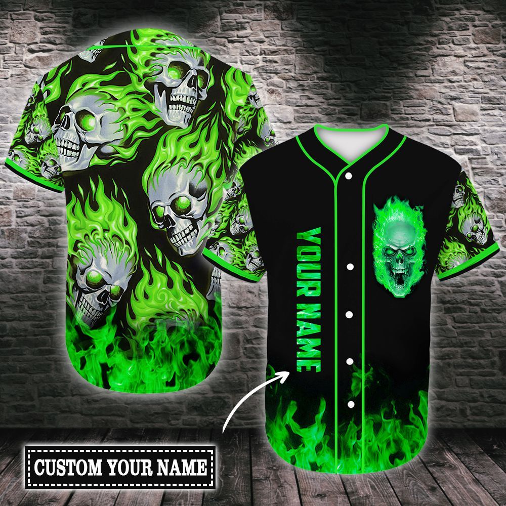 personalized-custom-name-skull-multicolor-baseball-tee-jersey-shirt