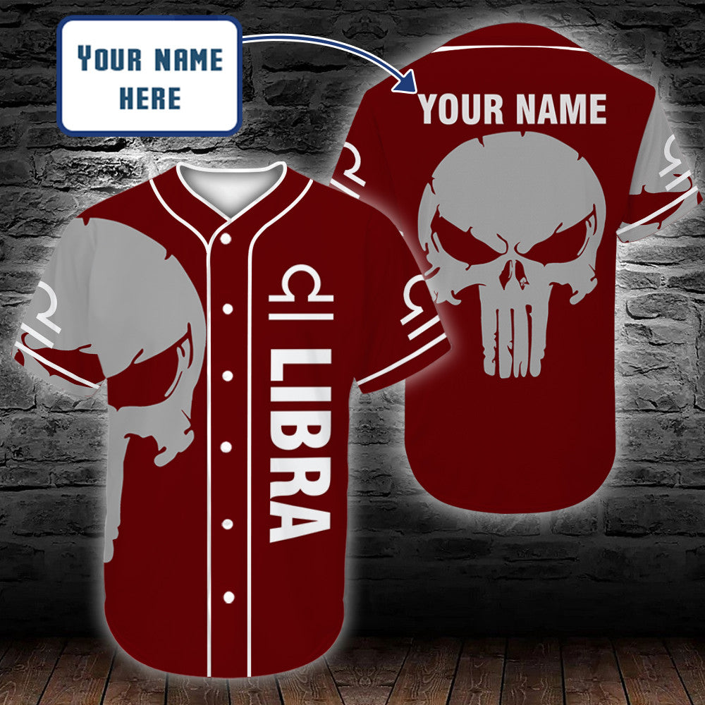 personalized-custom-name-zodiac-libra-man-skull-baseball-tee-jersey-shirt