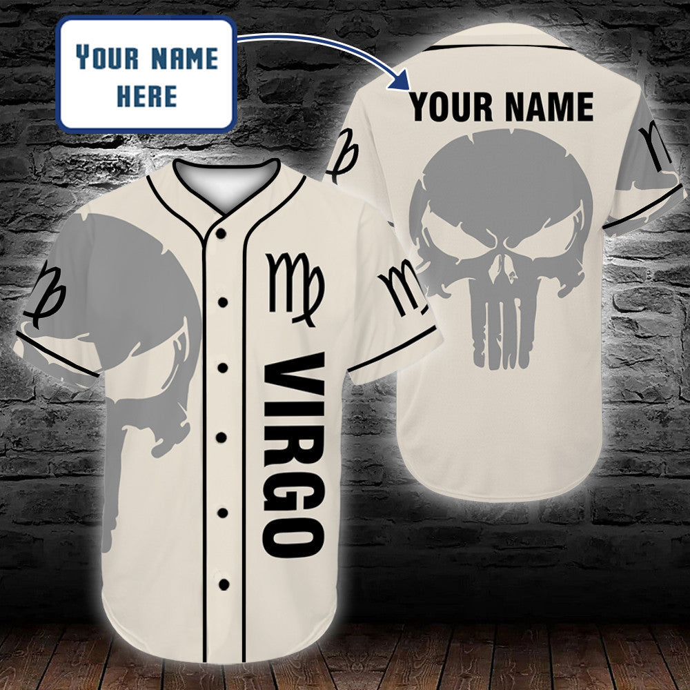 personalized-custom-name-zodiac-virgo-man-skull-baseball-tee-jersey-shirt