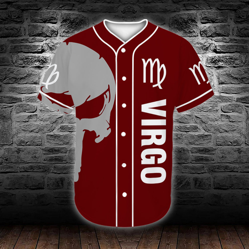 personalized-custom-name-zodiac-virgo-man-skull-baseball-tee-jersey-shirt