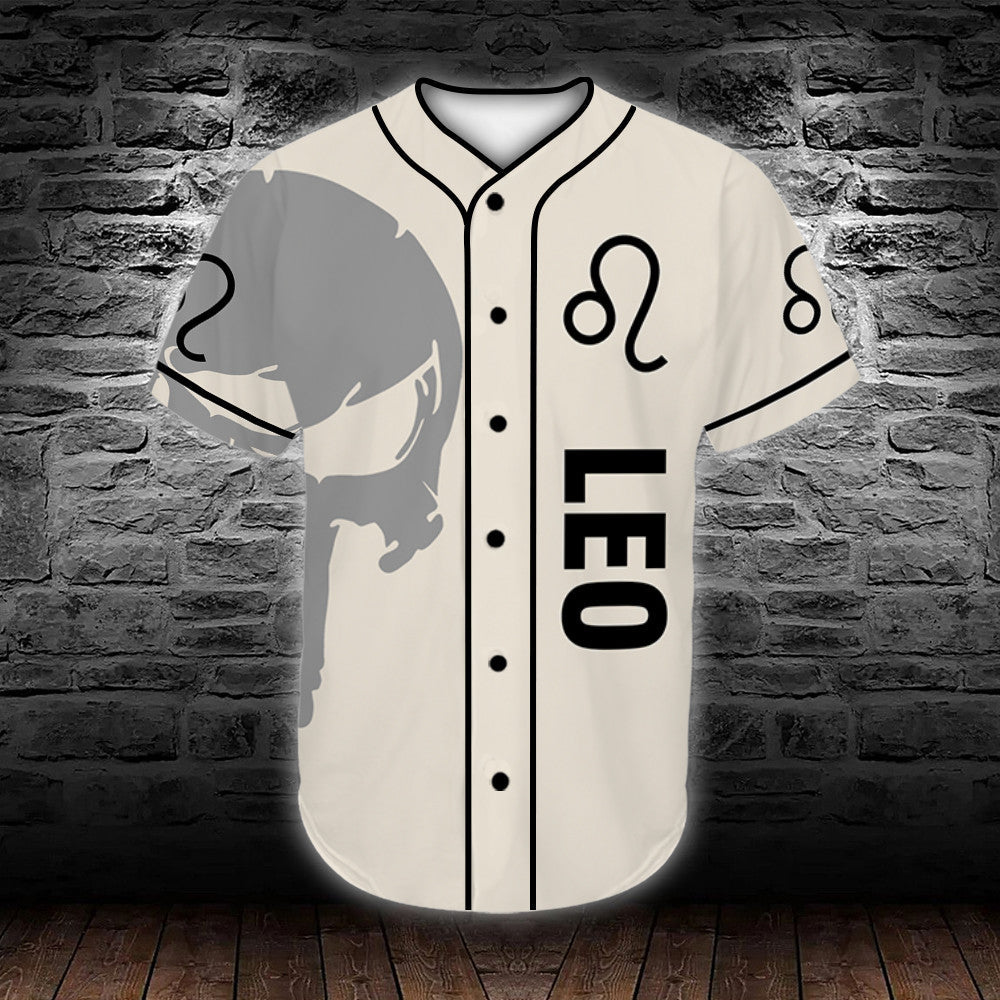 personalized-custom-name-zodiac-leo-man-skull-baseball-tee-jersey-shirt