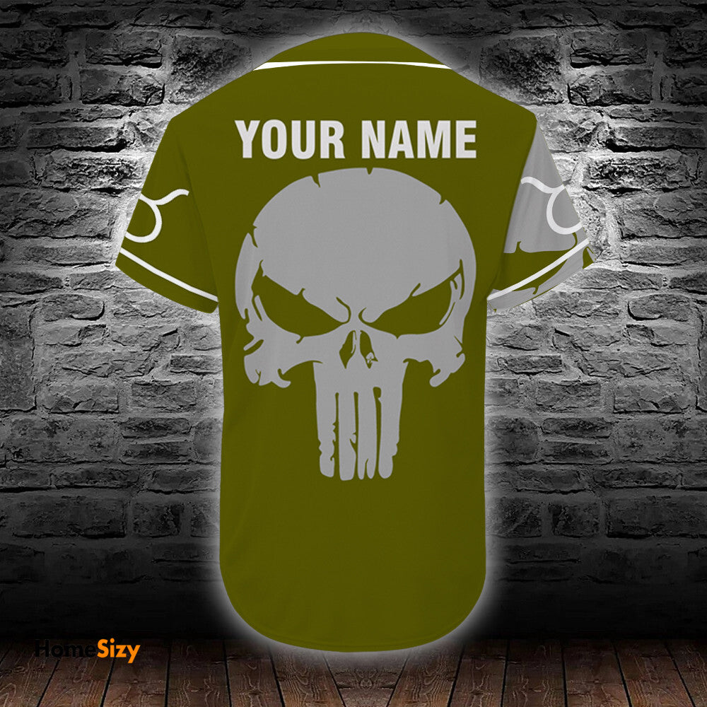 personalized-custom-name-zodiac-taurus-man-skull-baseball-tee-jersey-shirt