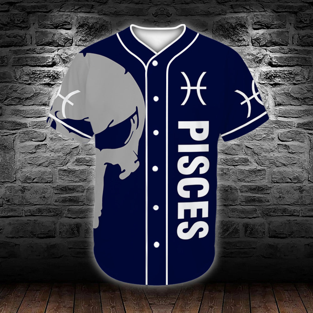 personalized-custom-name-zodiac-pisces-man-skull-baseball-tee-jersey-shirt