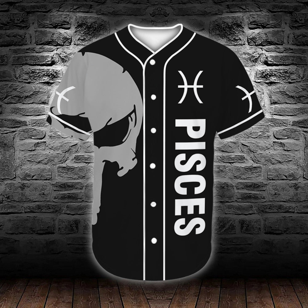 personalized-custom-name-zodiac-pisces-man-skull-baseball-tee-jersey-shirt