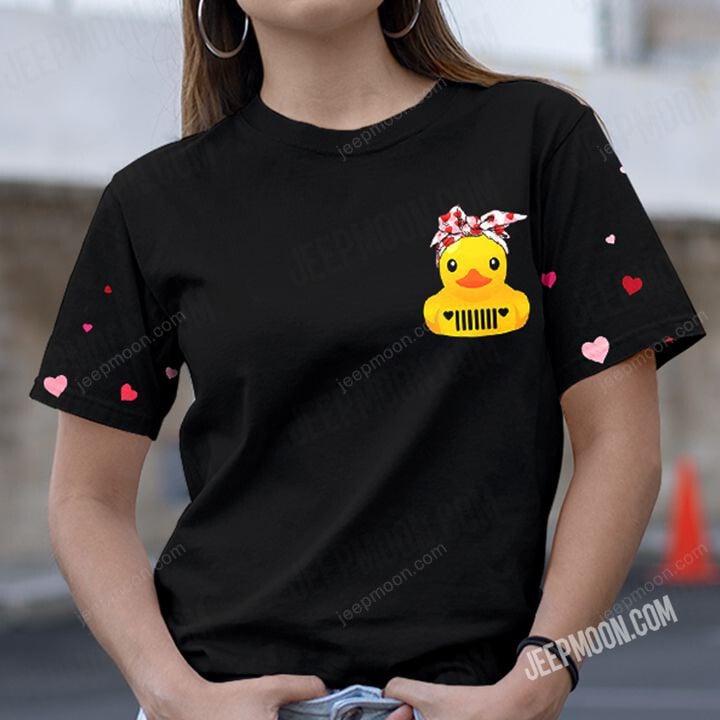 jeep-girl-duck-valentine-t-shirt