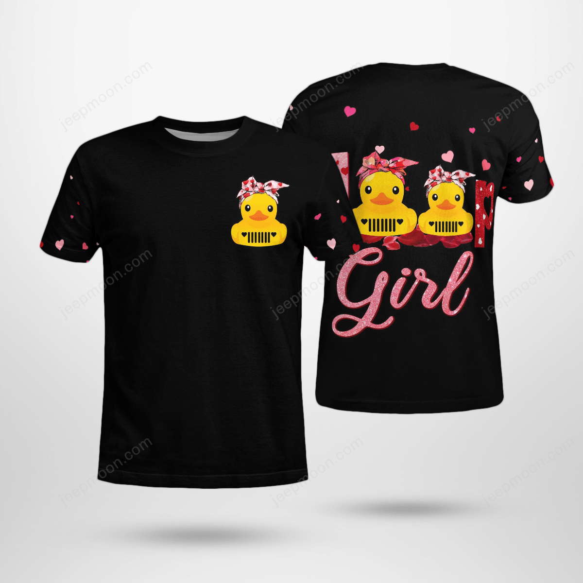 jeep-girl-duck-valentine-t-shirt