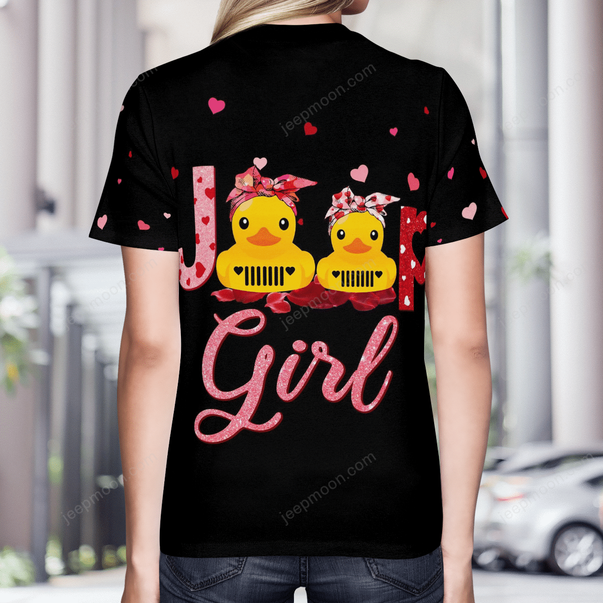 jeep-girl-duck-valentine-t-shirt