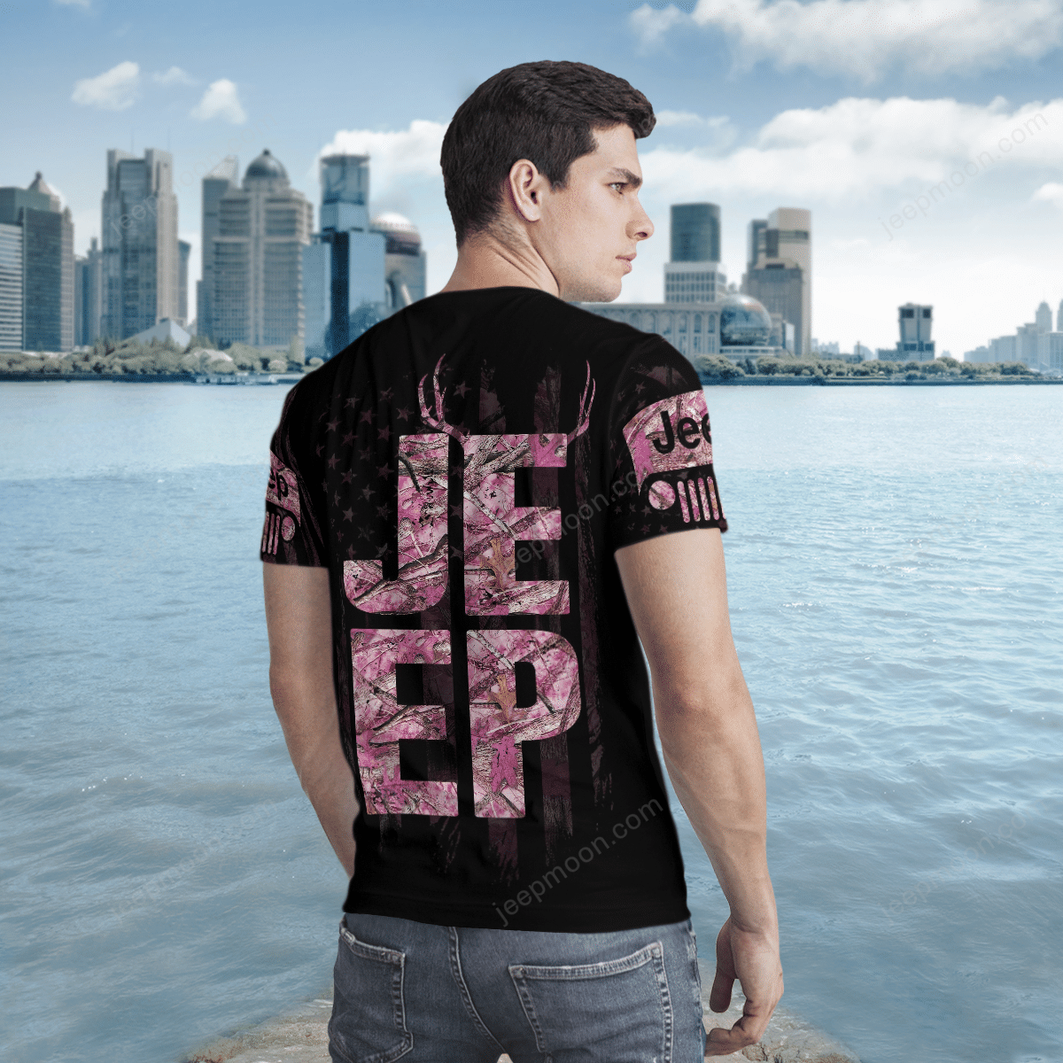 pink-jeep-51-t-shirt