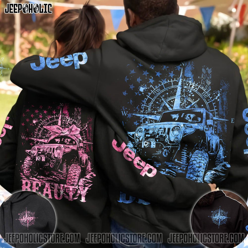 jeep-beauty-and-beast-compass-couple-gift-for-valentine-hoodie-3d