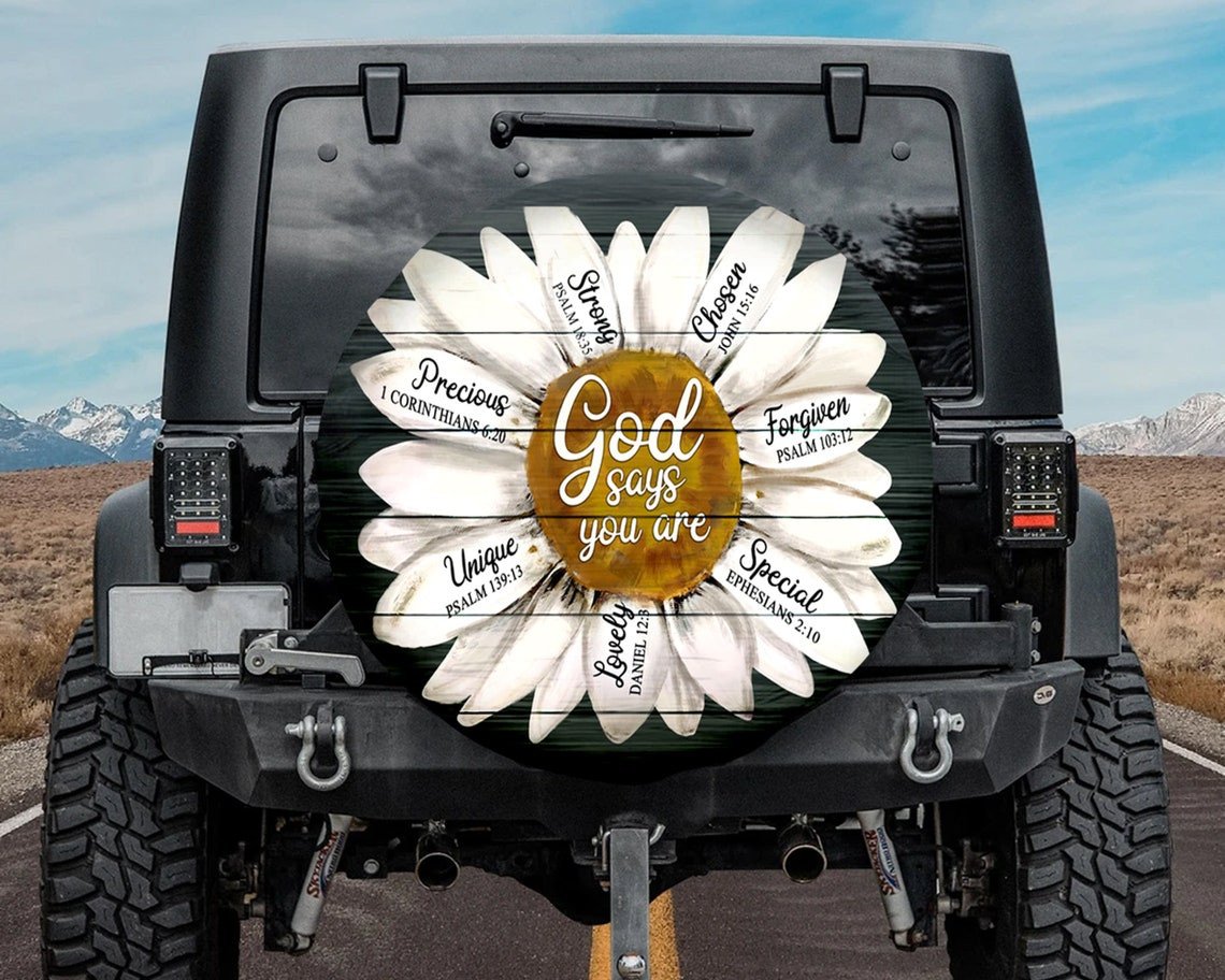 daisy-god-says-you-are-jeep-spare-tire-cover