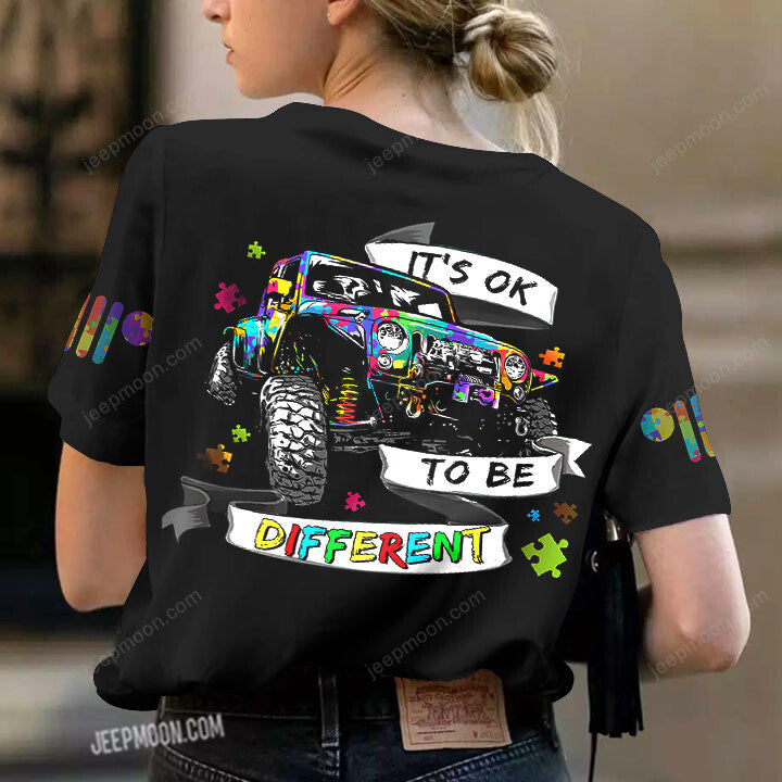 jeep-its-ok-autism-awareness-t-shirt