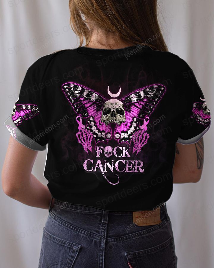 skull-breast-cancer-t-shirt