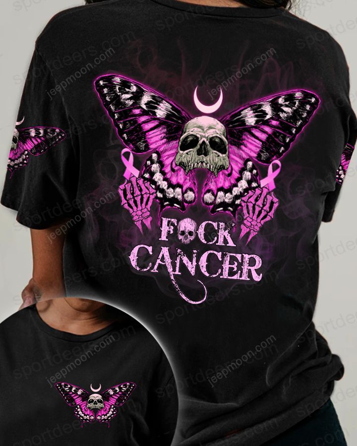 skull-breast-cancer-t-shirt