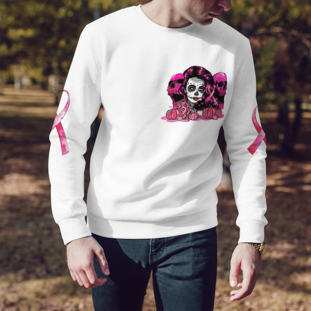 skull-wear-pink-t-shirt